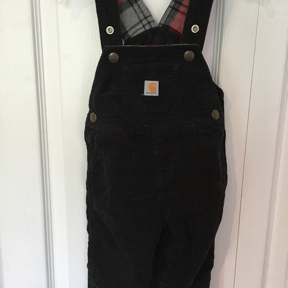 boys black overalls